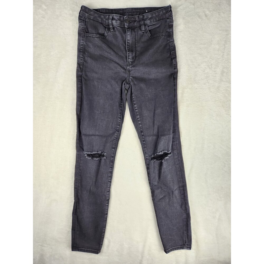 American Eagle Jeans Women's AE Next Level Stretch Super Hi-Rise Jegging Sz 8